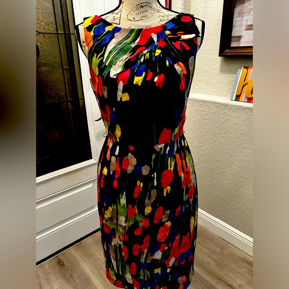 Colorful David Meister Dress, sz4